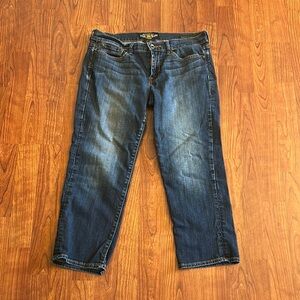 Lucky Brand Sweet’ N Crop jeans size 10